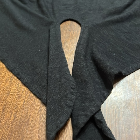 Sanctuary Black Tie Front Crop Top Sz XS EUC - Picture 5 of 10